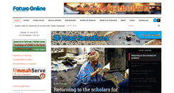 Desktop Screenshot of fatwa-online.com