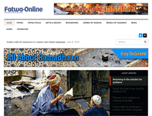 Tablet Screenshot of fatwa-online.com